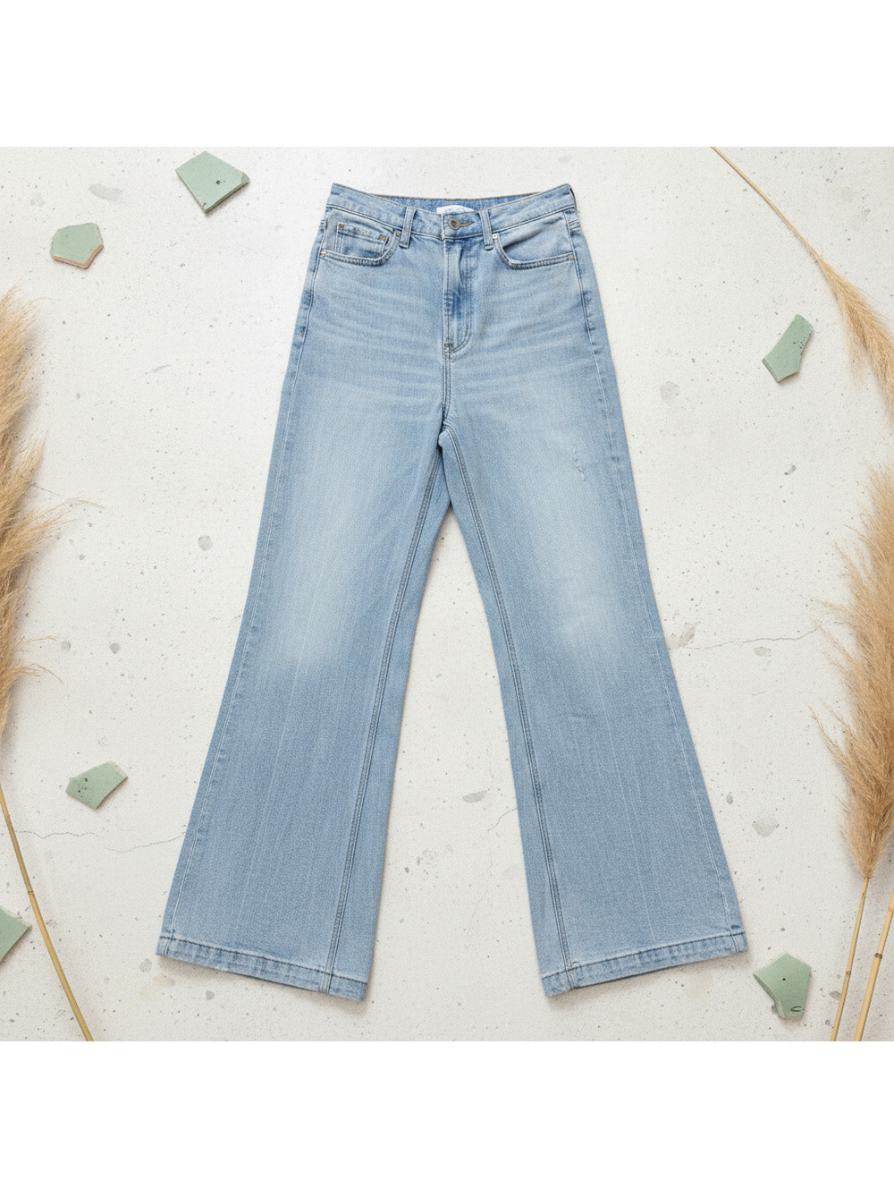 Pistola Lana High Rise Ultra Wide Leg Jeans - 28